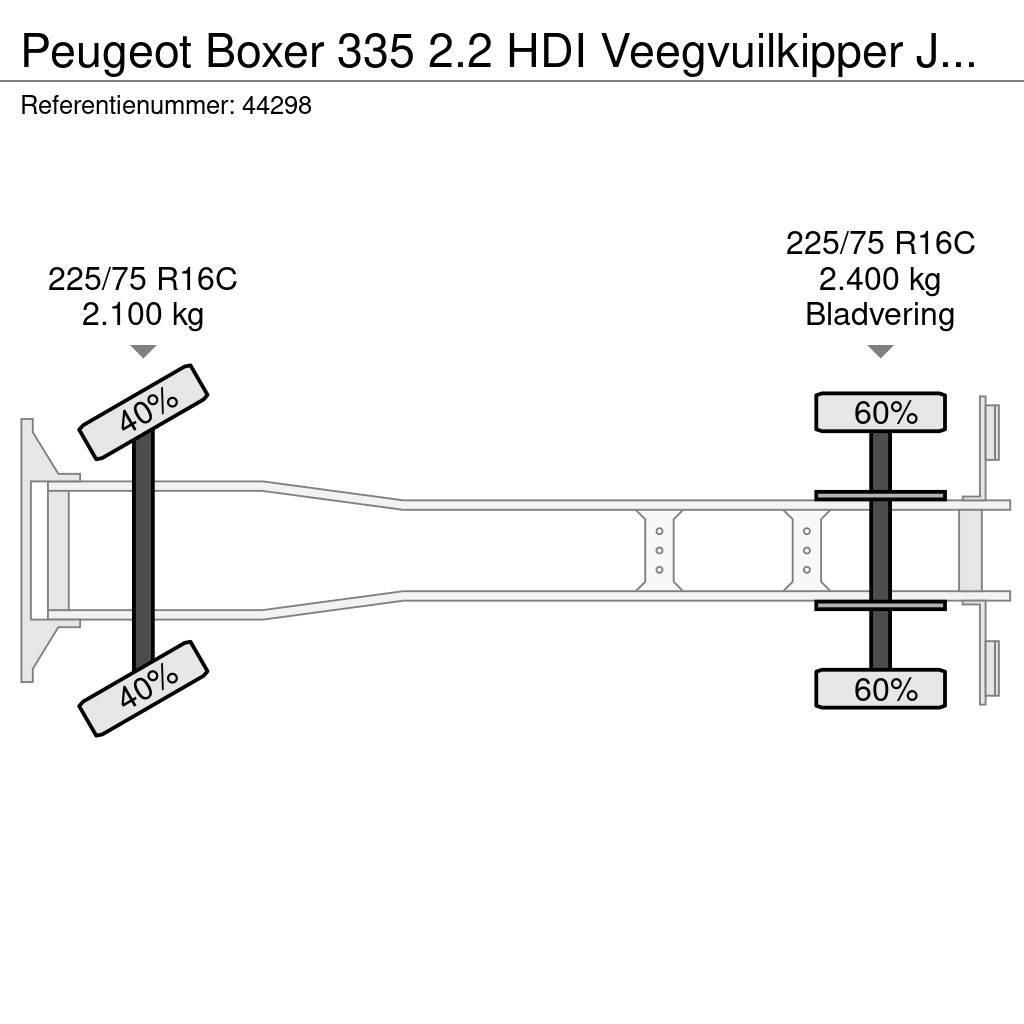 Peugeot Boxer 335 2.2 HDI Veegvuilkipper Just 156.275 km! Platformas/izkraušana no sāniem