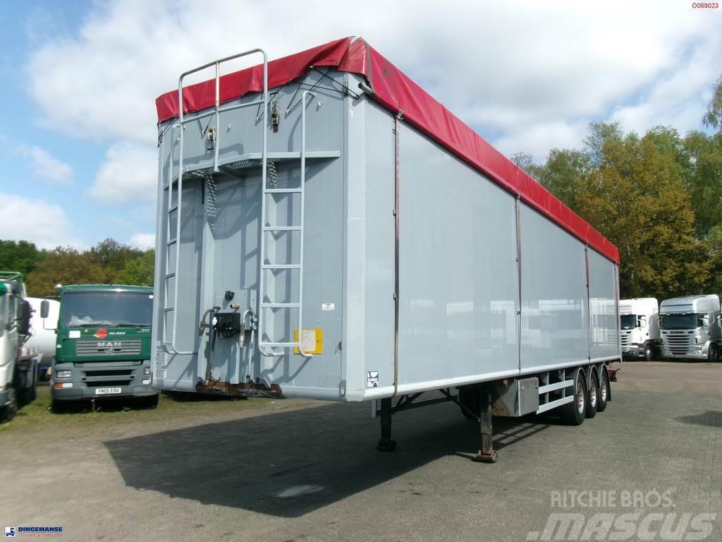 Kraker Walking floor trailer alu 90 m3 CF-200 Tents treileri