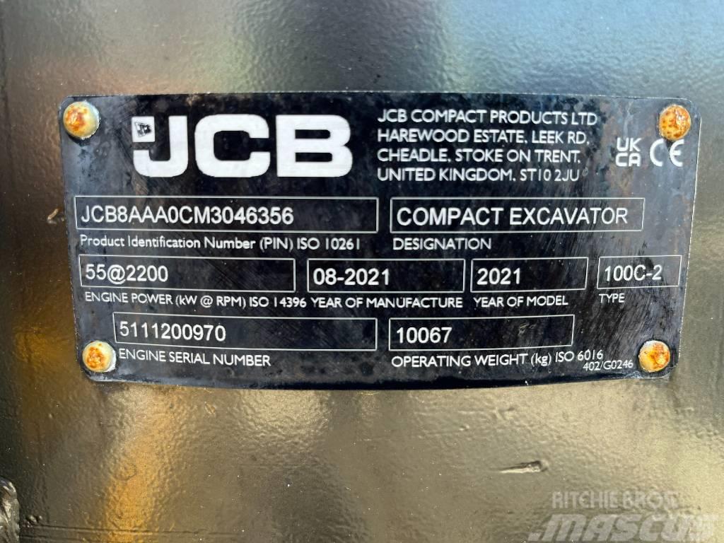 JCB 100 C Vidēja lieluma ekskavatori 7 t - 12 t