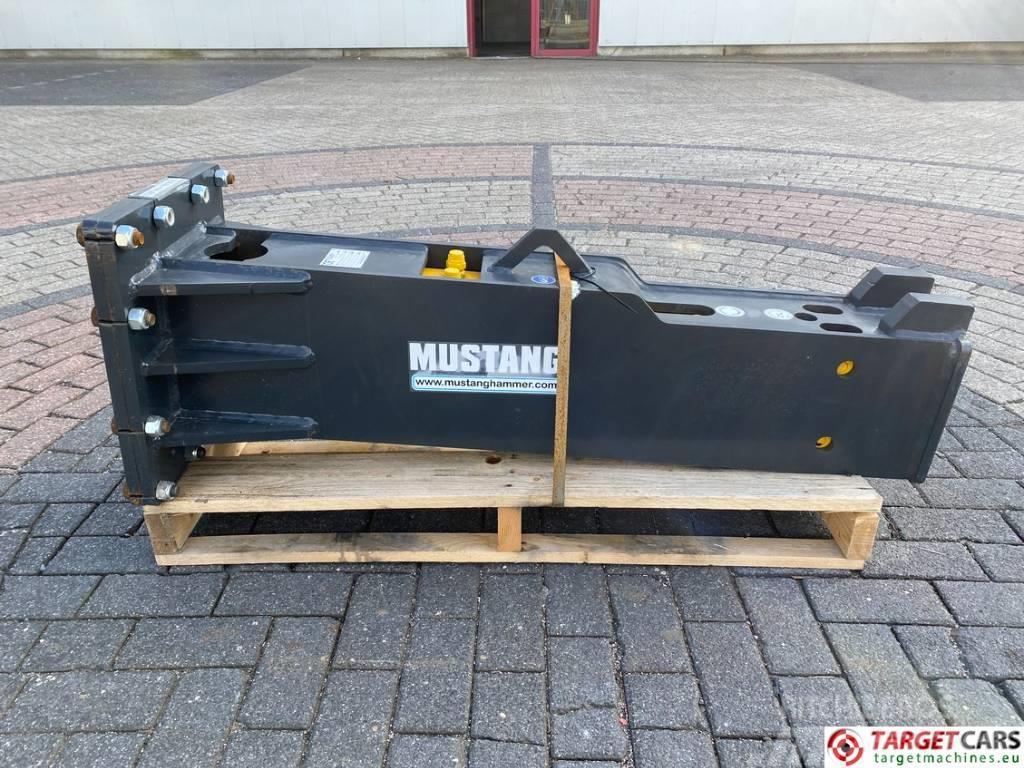 Mustang HM1002 Hydraulic Excavator Breaker Hammer 10~18T Āmuri/Drupinātāji