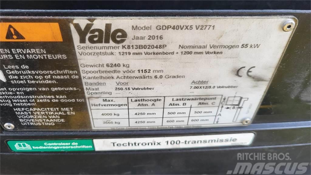 Yale GDP40VX Tehnika ar dīzeļa dzinēju