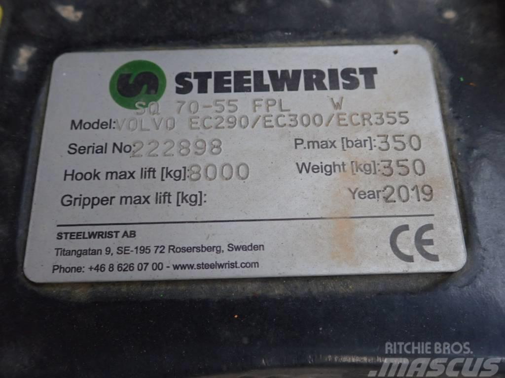 Steelwrist Vollhydr. SW SQ70 passend Volvo EC300 Ātrie savienotāji