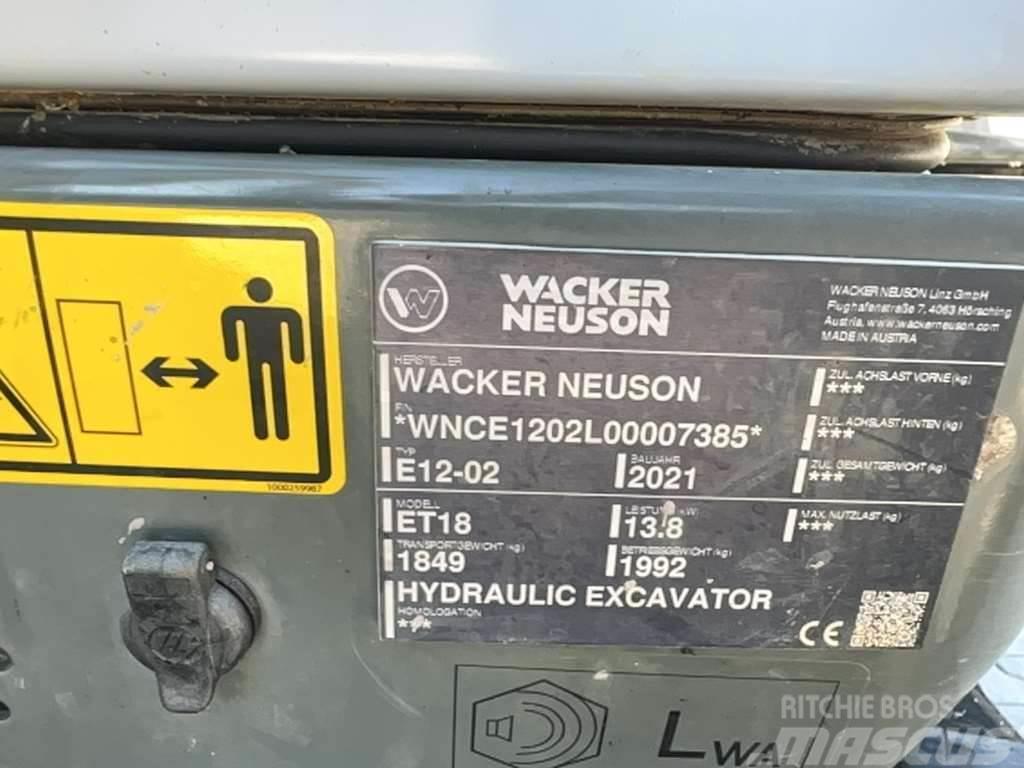 Wacker Neuson ET 18 Kāpurķēžu ekskavatori