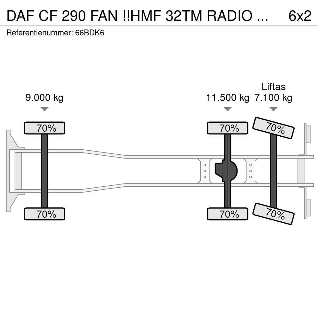 DAF CF 290 FAN !!HMF 32TM RADIO REMOTE!! FRONT STAMP!! Visurgājēji celtņi