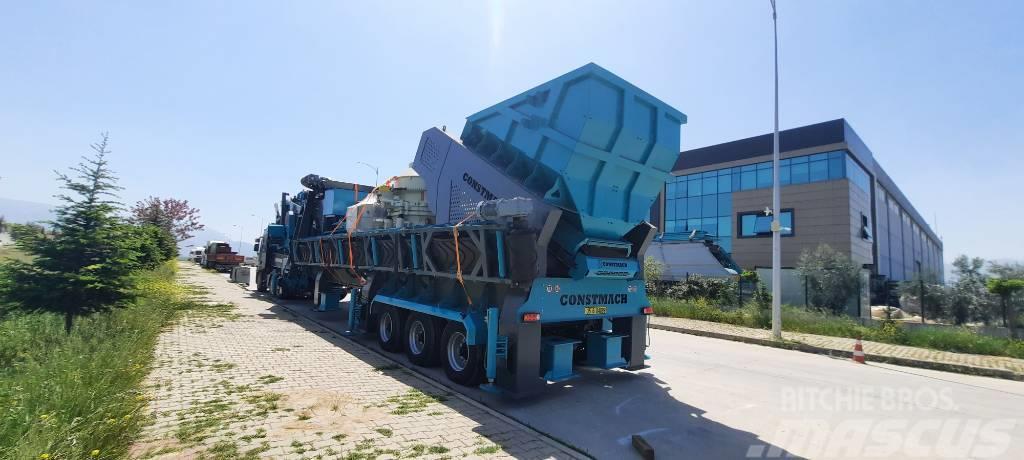 Constmach 250 TPH Mobile Jaw Crushing Plant - Stone Crusher Mobilie drupinātāji