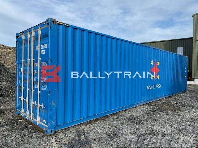  New 40FT High Cube Shipping Container Uzglabāšanas konteineri
