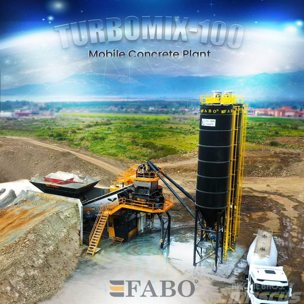  TURBOMIX-100 Mobile Concrete Batching Plant Betona maisītājs