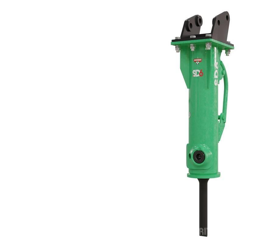 Montabert SD6 Hydraulikhammer für Minibagger 0,7 - 1,2 t Hidrauliskie pāļu āmuri