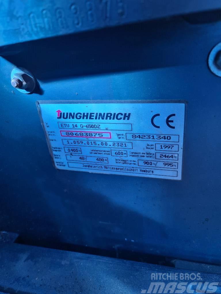 Jungheinrich ETV 14 Lielaugstuma pārvadātājs