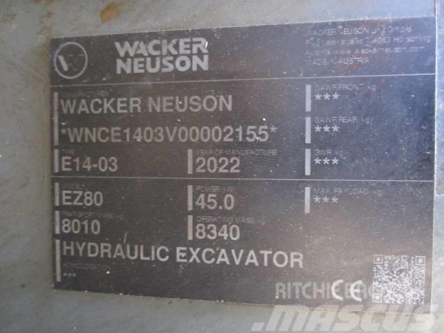 Wacker Neuson EZ 80 Vidēja lieluma ekskavatori 7 t - 12 t