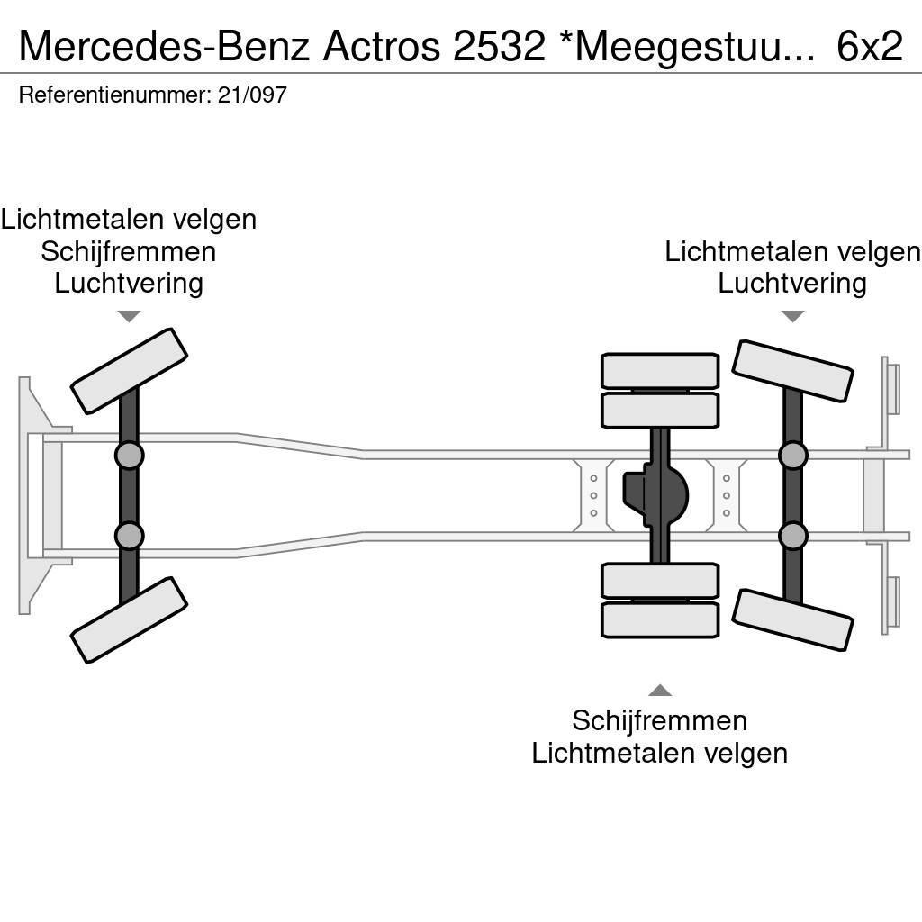 Mercedes-Benz Actros 2532 *Meegestuurd as*Bluetooth*Airco*Cruise Treileri ar āķi