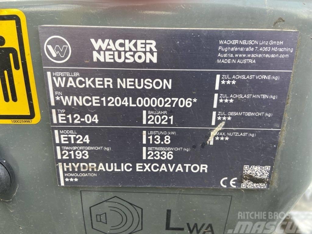 Wacker Neuson ET24 Kāpurķēžu ekskavatori