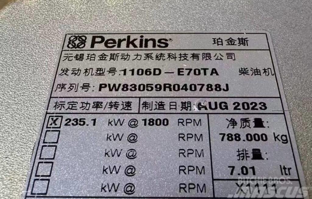 Perkins Series 6 Cylinder Diesel Engine 1106D-70ta Dīzeļģeneratori