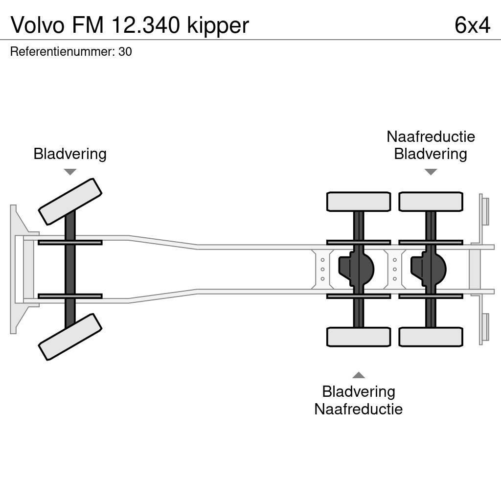 Volvo FM 12.340 kipper Visurgājēji celtņi