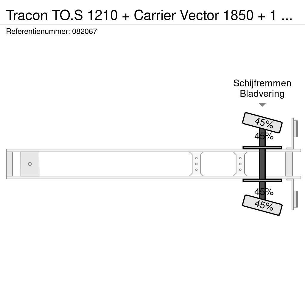 Tracon TO.S 1210 + Carrier Vector 1850 + 1 AXLE Piekabes ar temperatūras kontroli