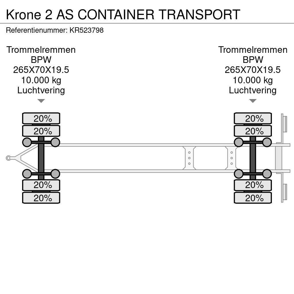 Krone 2 AS CONTAINER TRANSPORT Konteineriekrāvēji