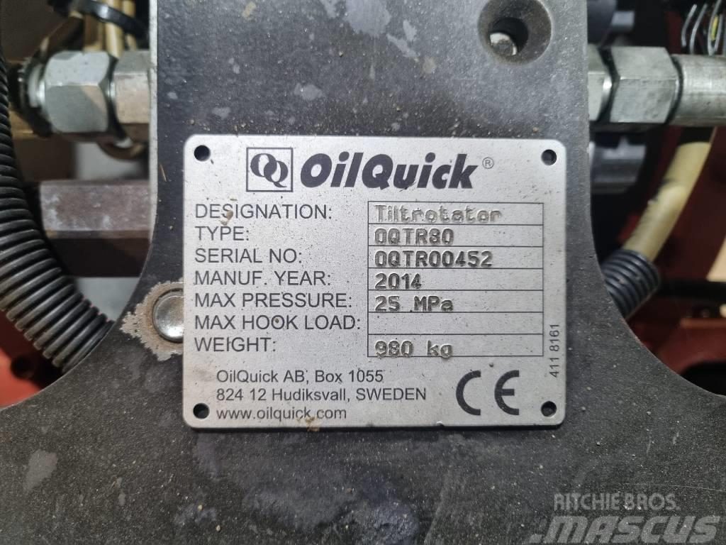  OilQuick/Rototilt OQTR80 tiltrotator Rotējošas ierīces