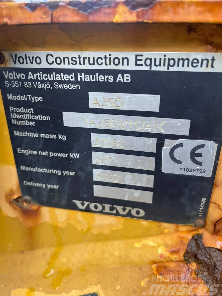 Volvo A25D Artikulētie pašizgāzēji
