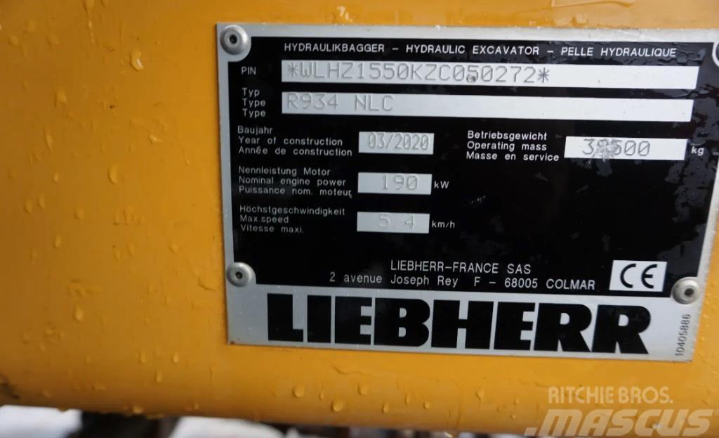 Liebherr R 934 NLC Kāpurķēžu ekskavatori