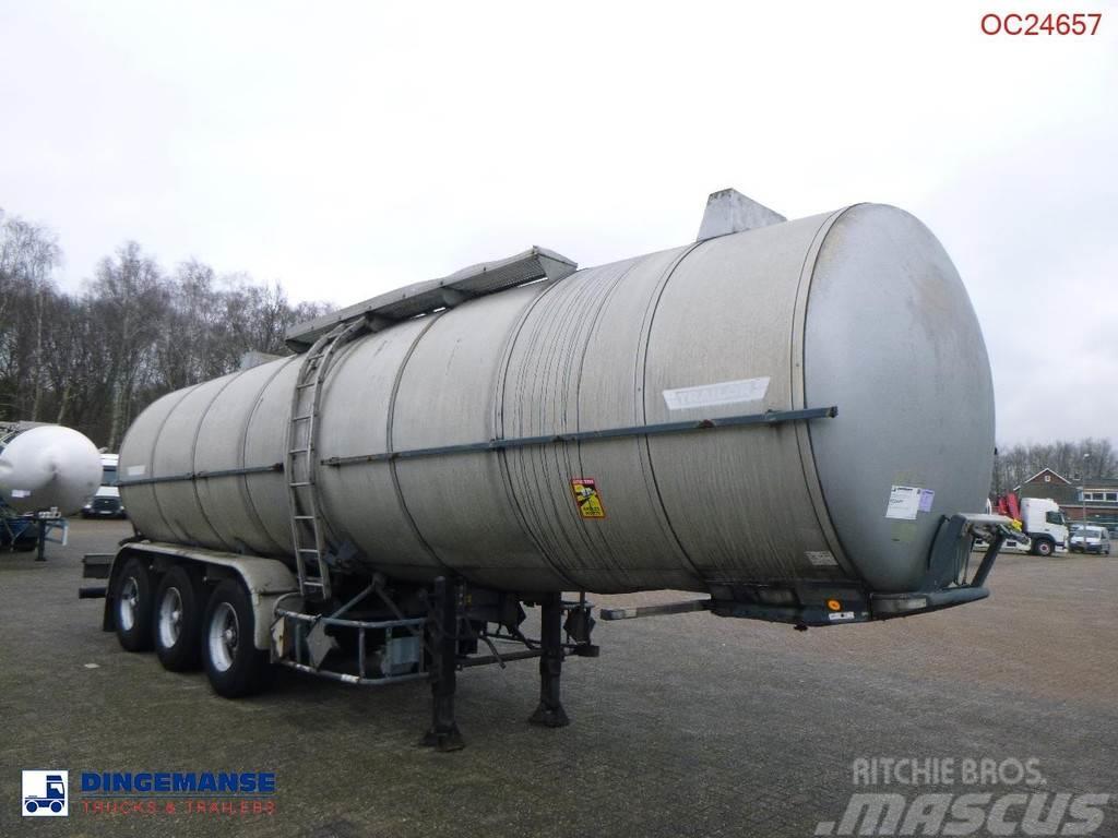 Trailor Heavy oil / bitumen tank steel 31.1 m3 / 1 comp Autocisternas