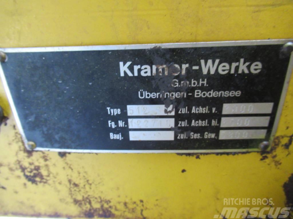 Kramer 512 SL KAUHA + PIIKIT Iekrāvēji uz riteņiem