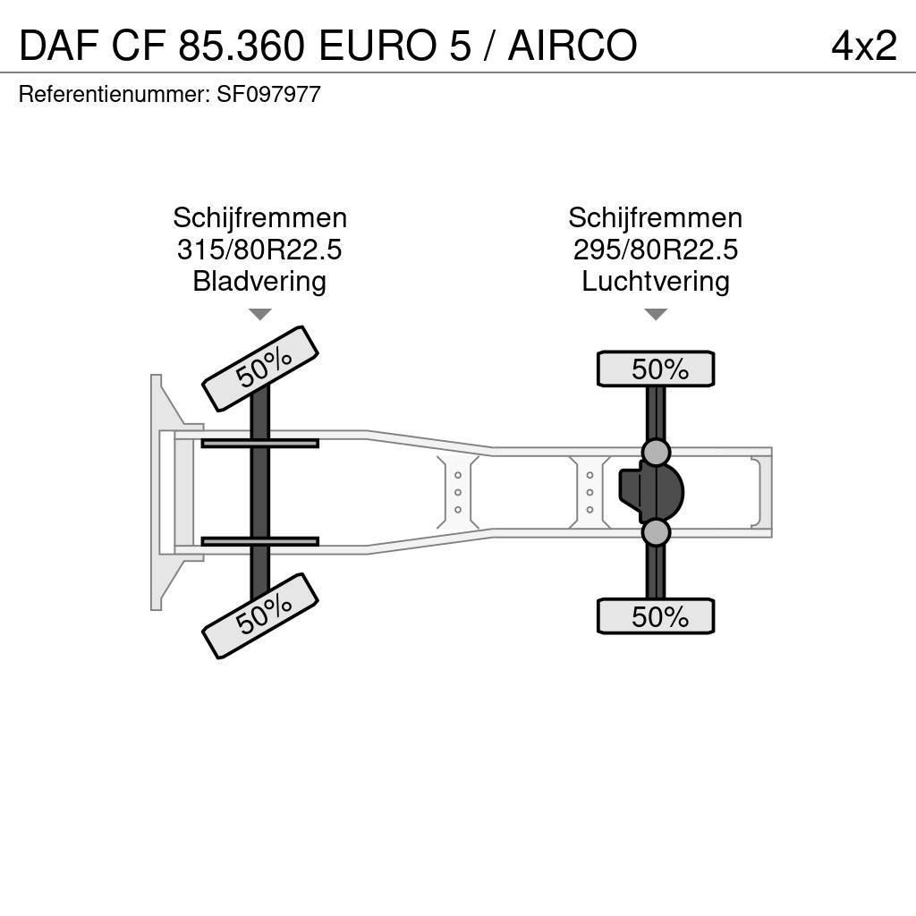 DAF CF 85.360 EURO 5 / AIRCO Vilcēji