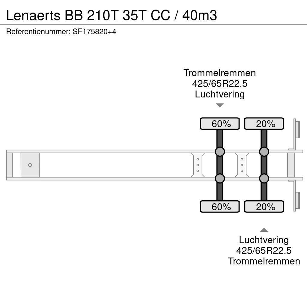 Lenaerts BB 210T 35T CC /  40m3 Piekabes pašizgāzēji