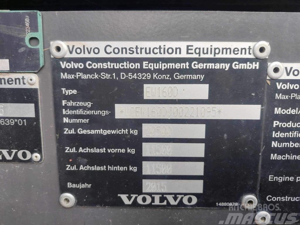 Volvo EW 160 D Ekskavatori uz riteņiem