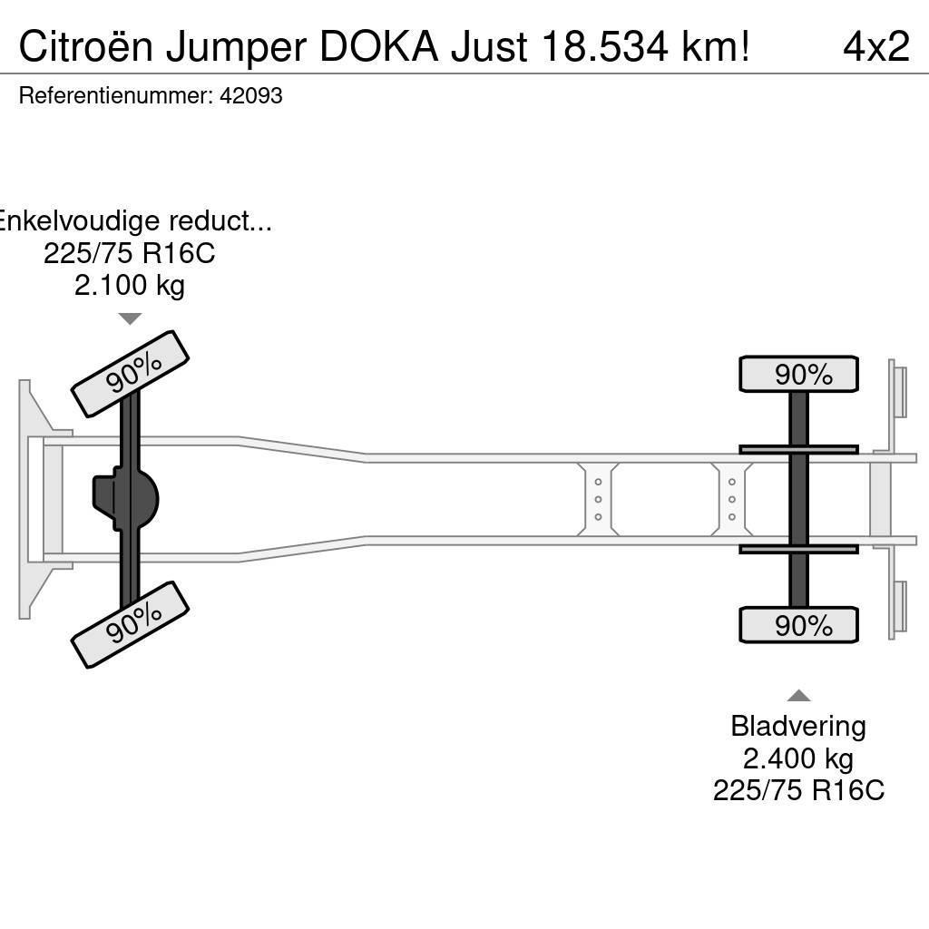 Citroën Jumper DOKA Just 18.534 km! Platformas/izkraušana no sāniem