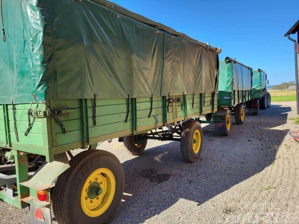  SLMA  Vagn ekipage 3 x 10 ton Graudu pārkraušanas piekabes