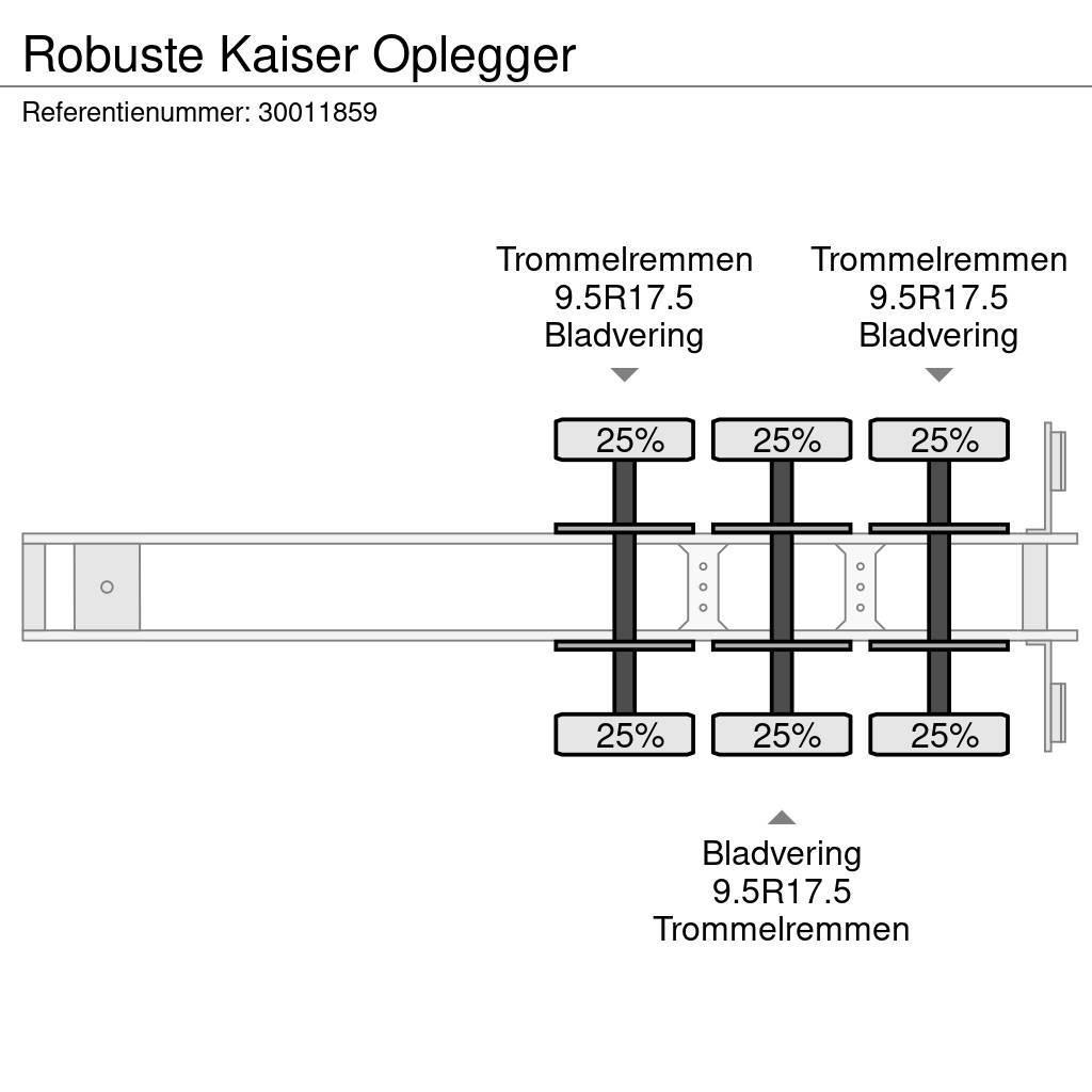 Robuste Kaiser Oplegger Zemie treileri