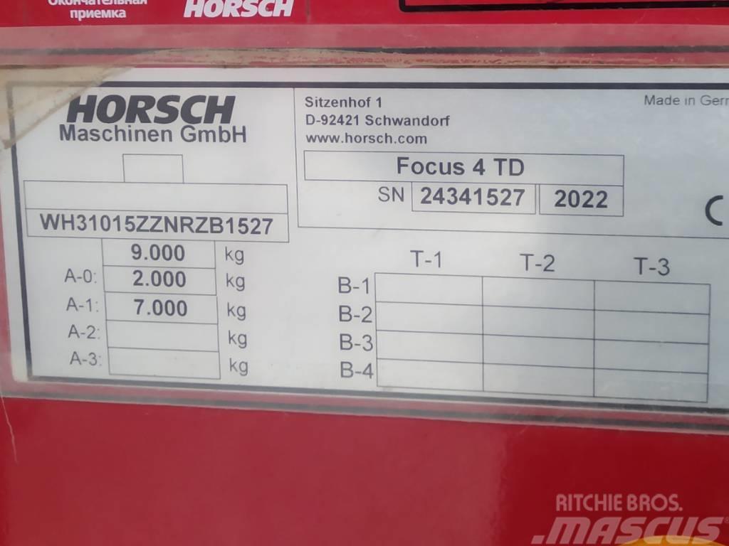 Horsch Focus 4 TD Sējmašīnas