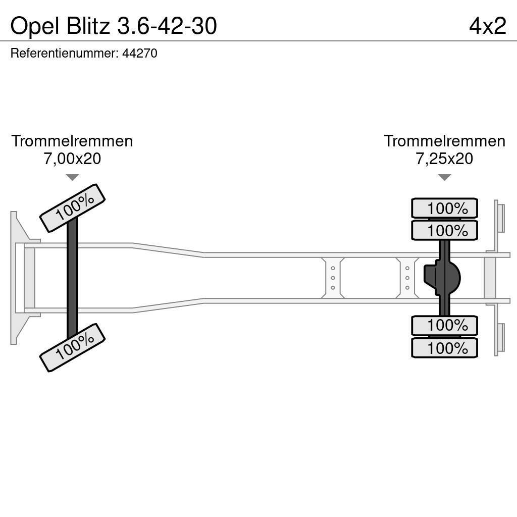 Opel Blitz 3.6-42-30 Platformas/izkraušana no sāniem