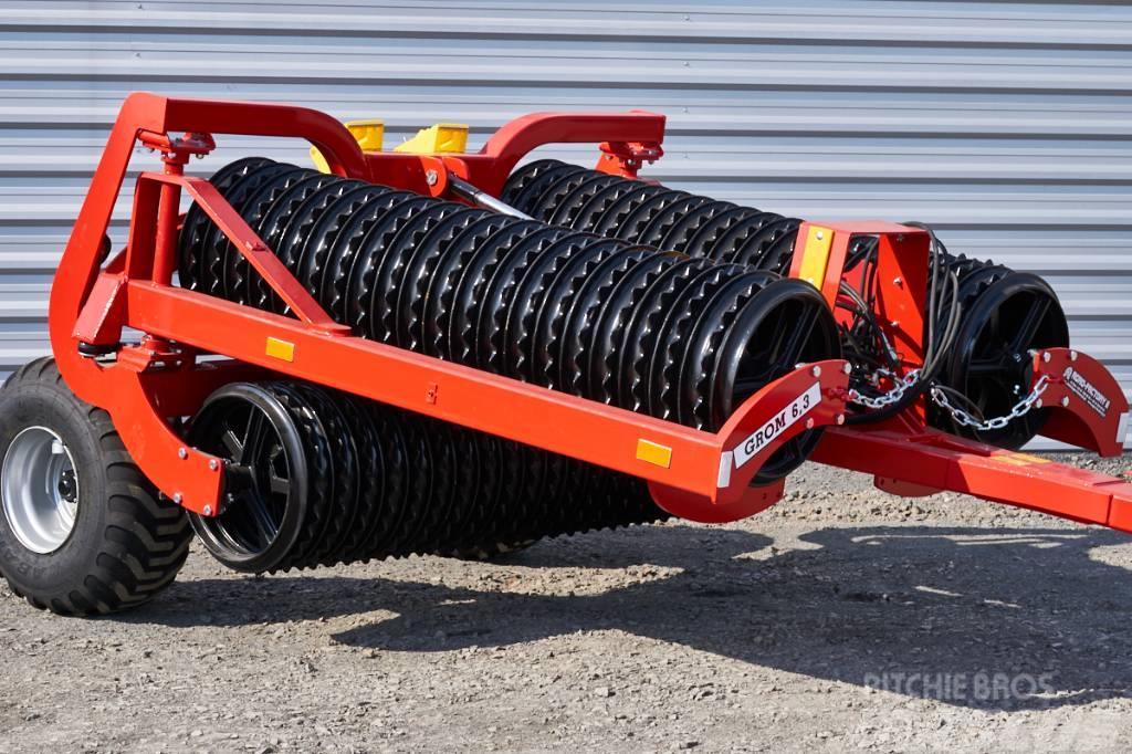 Agro-Factory Grom 6,3 roller/ rouleau cambridge 600 mm, 6,3m Veltņi