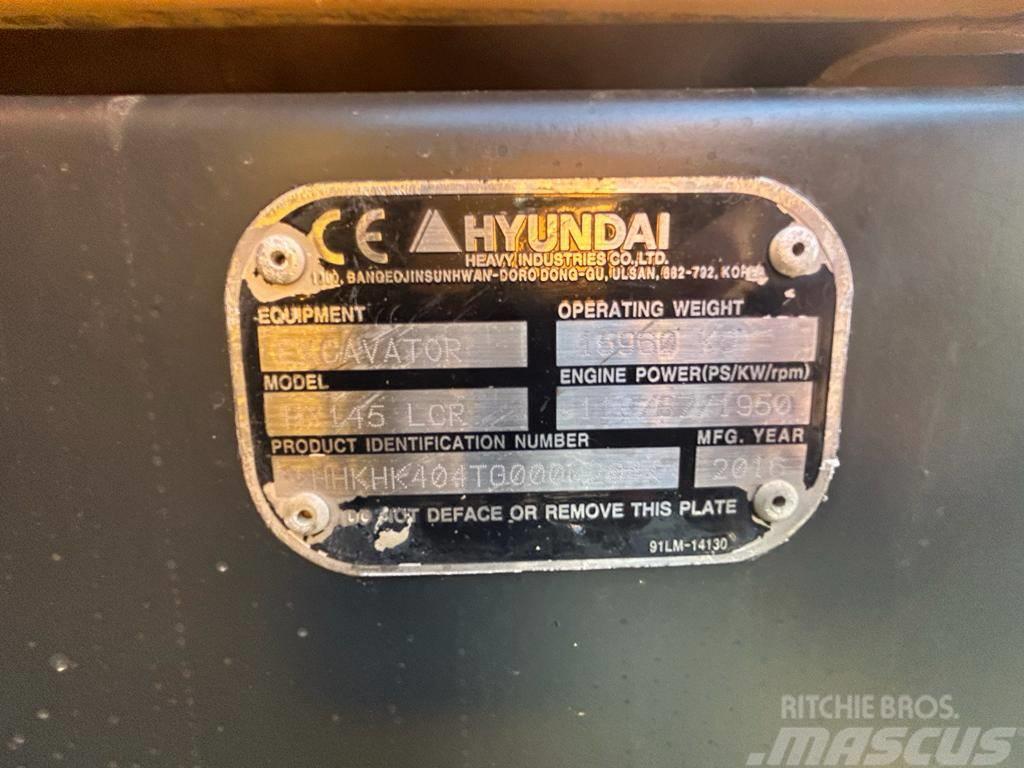 Hyundai HX 145 LCR Kāpurķēžu ekskavatori