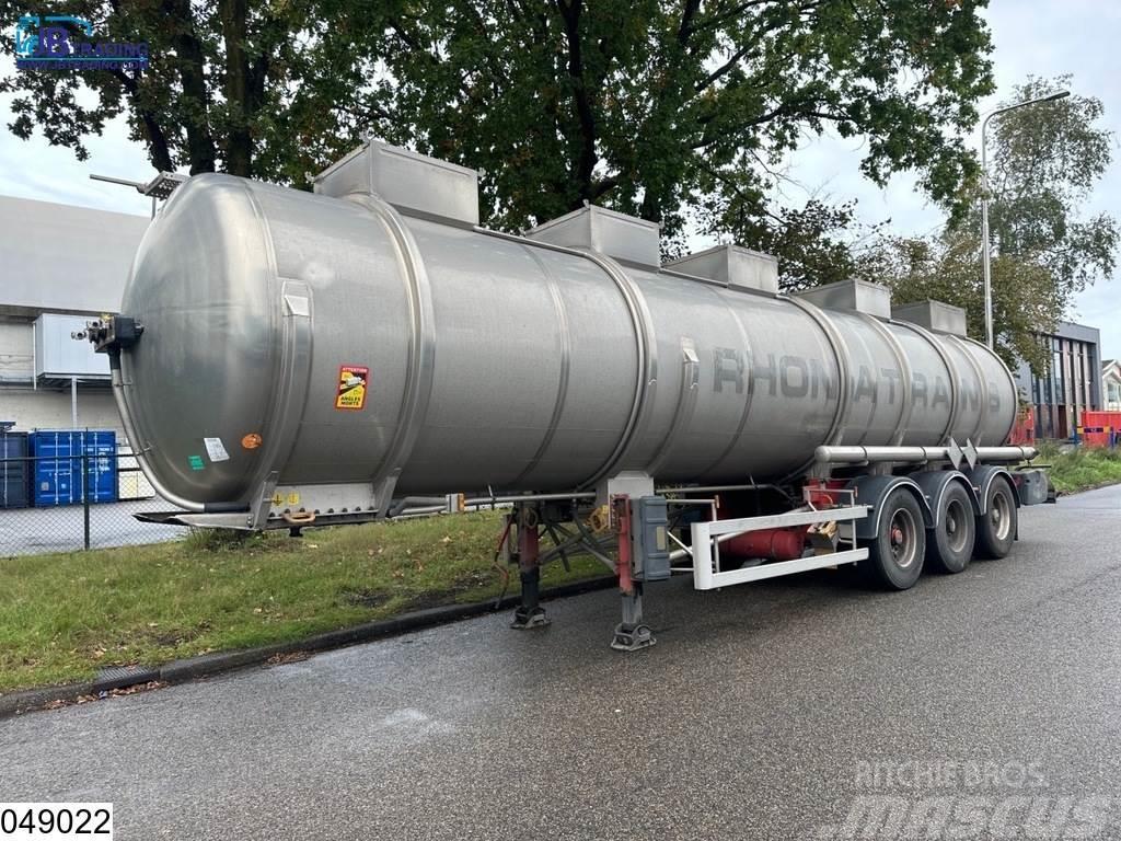 Magyar Chemie 34500 Liter, RVS tank, 1 Compartment Autocisternas