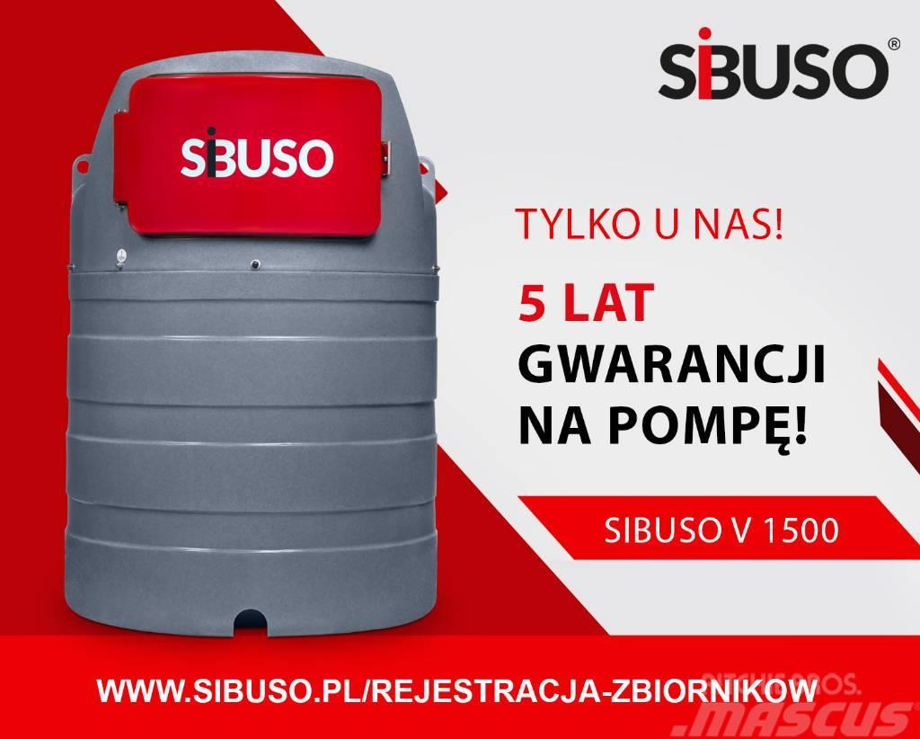 Sibuso 1500L zbiornik dwupłaszczowy Diesel Tvertnes