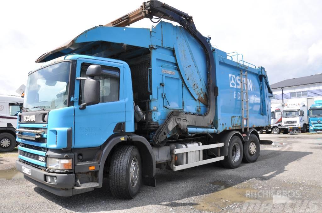 Scania P114GB6X2*4NA380 Atkritumu izvešanas transports