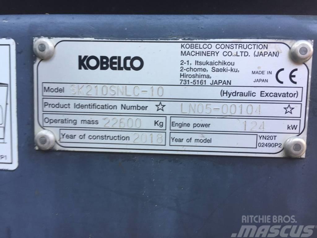 Kobelco SK210SNLC-10 Kāpurķēžu ekskavatori