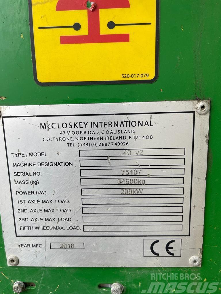 McCloskey J40 v2 Mobilie drupinātāji