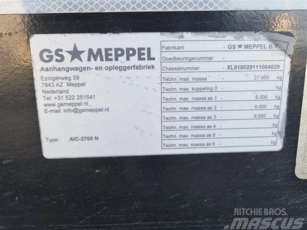 GS Meppel AIC-2700 N container aanhanger Konteineriekrāvēji