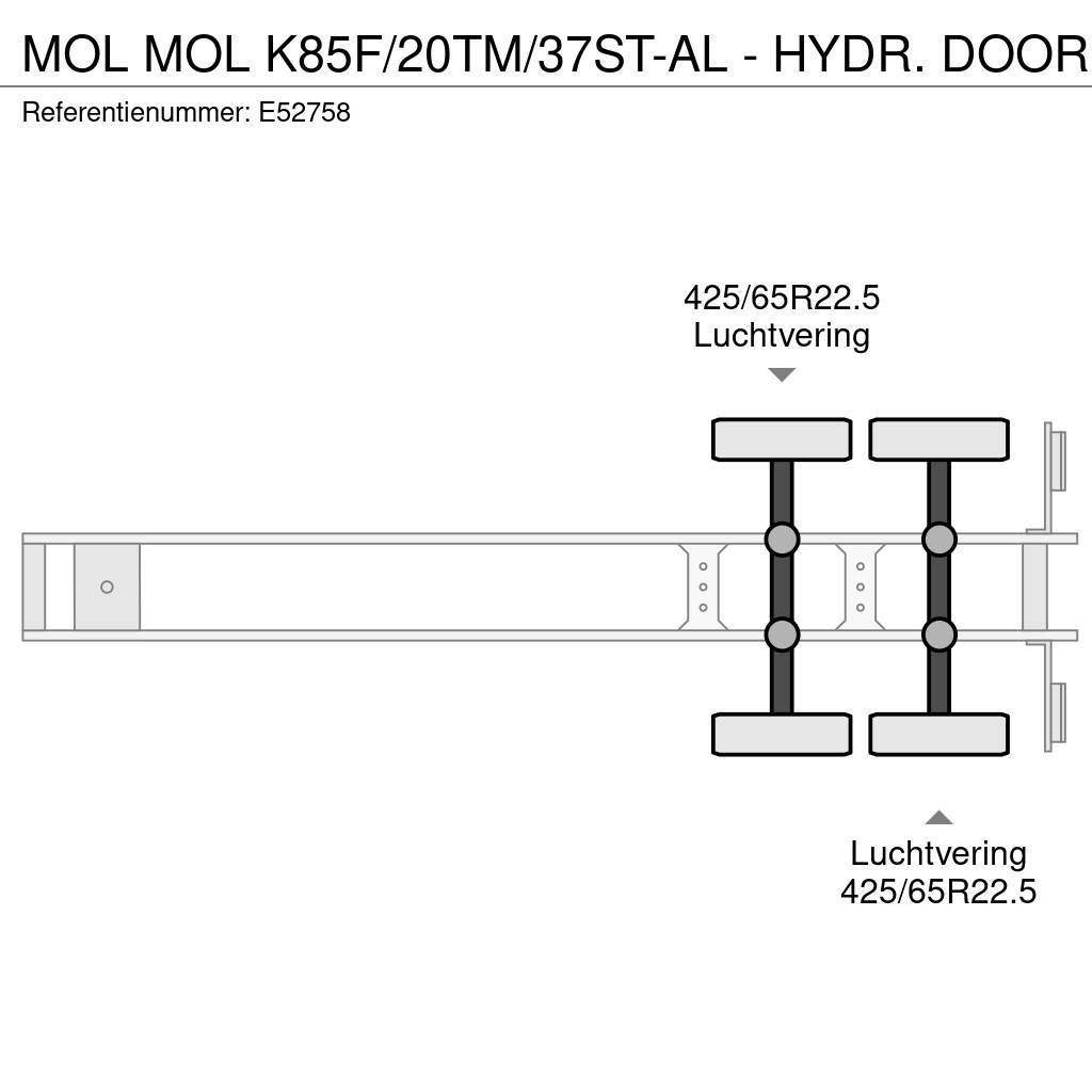 MOL K85F/20TM/37ST-AL - HYDR. DOOR Piekabes pašizgāzēji