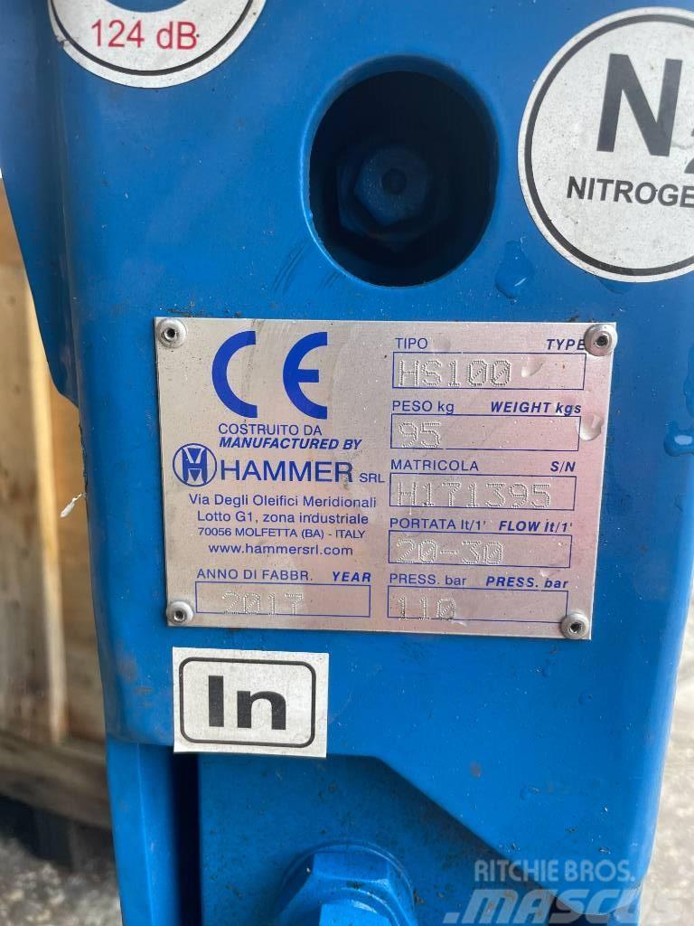 Hammer HS100 Hydraulic Breaker Āmuri/Drupinātāji