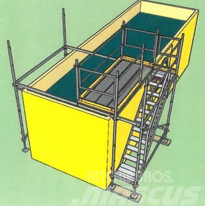  Container-Einrüstung Absetzbecken 1-Feld / 3-Feld  Sastatņu aprīkojums