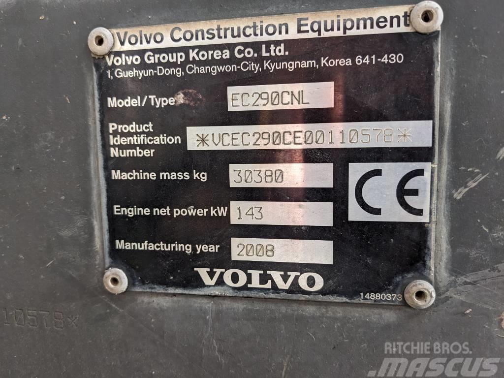 Volvo EC 290 C N L Excavat Kāpurķēžu ekskavatori