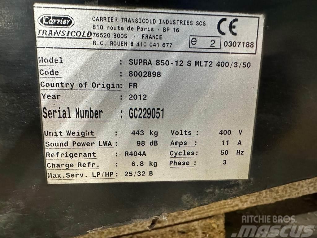 Carrier SUPRA 850 MT Citas sastāvdaļas