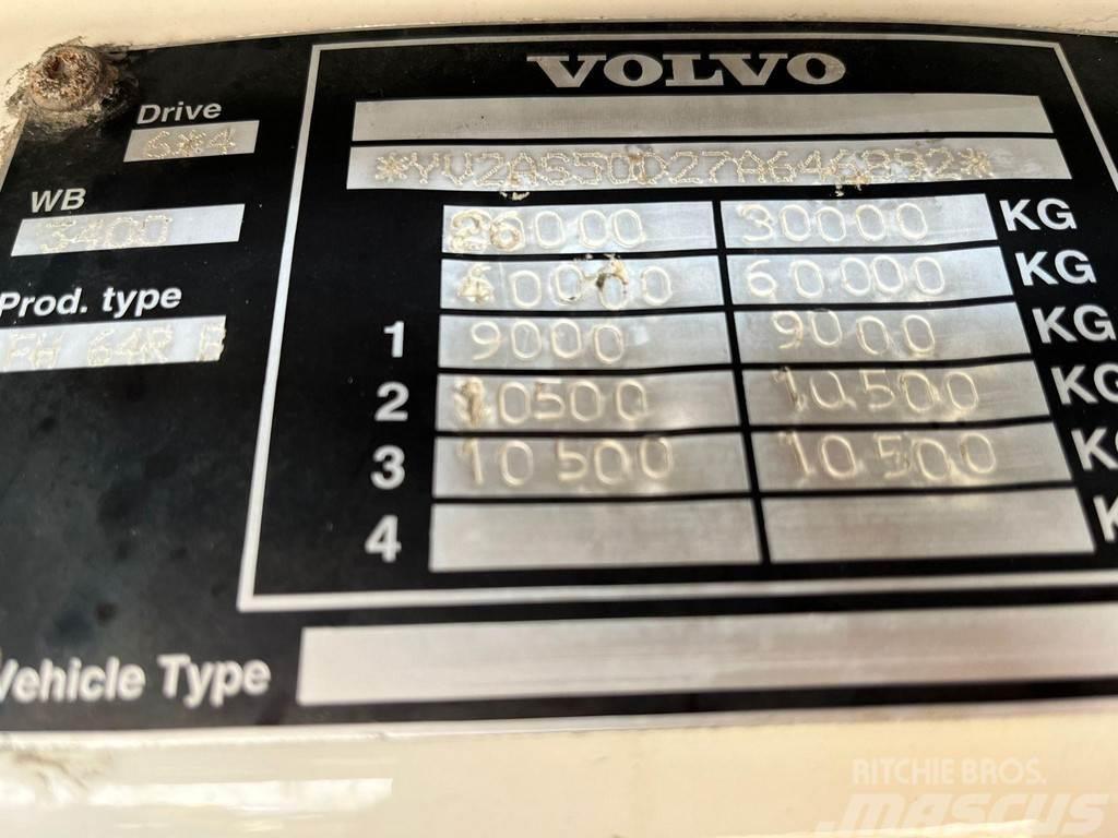Volvo FH 13 520 6x4 VEB+ / FULL STEEL / BOX L=4560 mm Pašizgāzējs