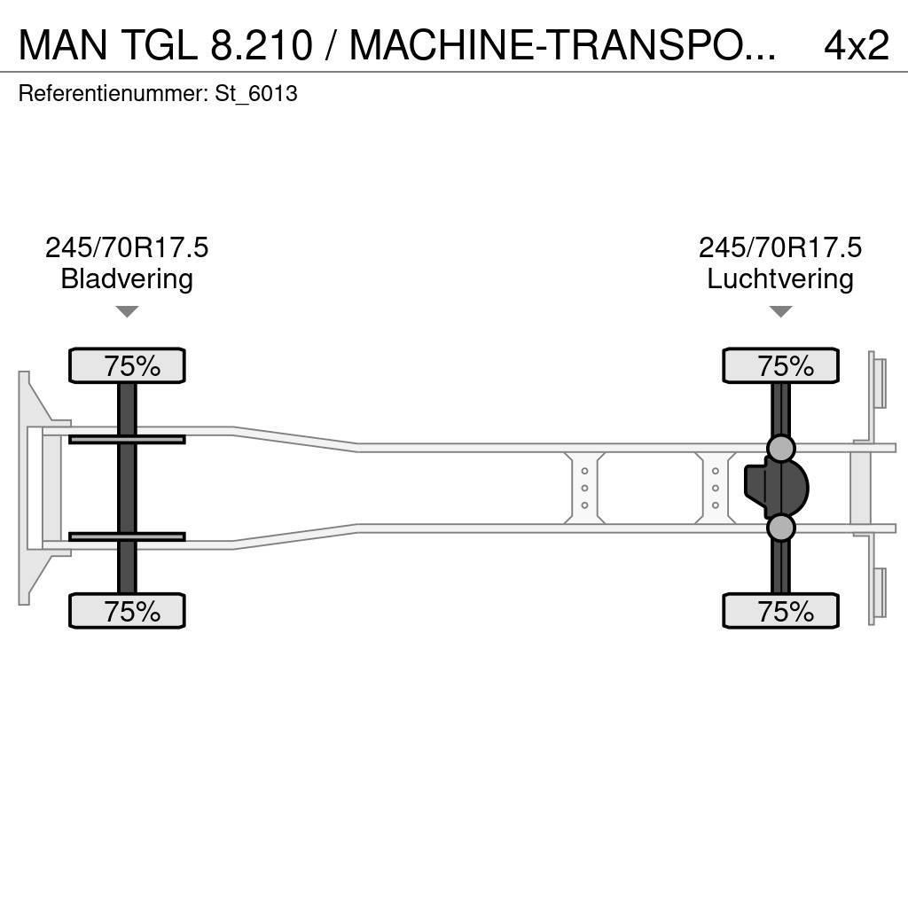 MAN TGL 8.210 / MACHINE-TRANSPORT / OPRIJ-WAGEN / AIRC Evakuatori