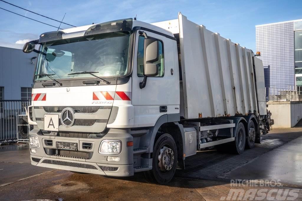 Mercedes-Benz ACTROS 2632 L-MP3+FAUN Atkritumu izvešanas transports