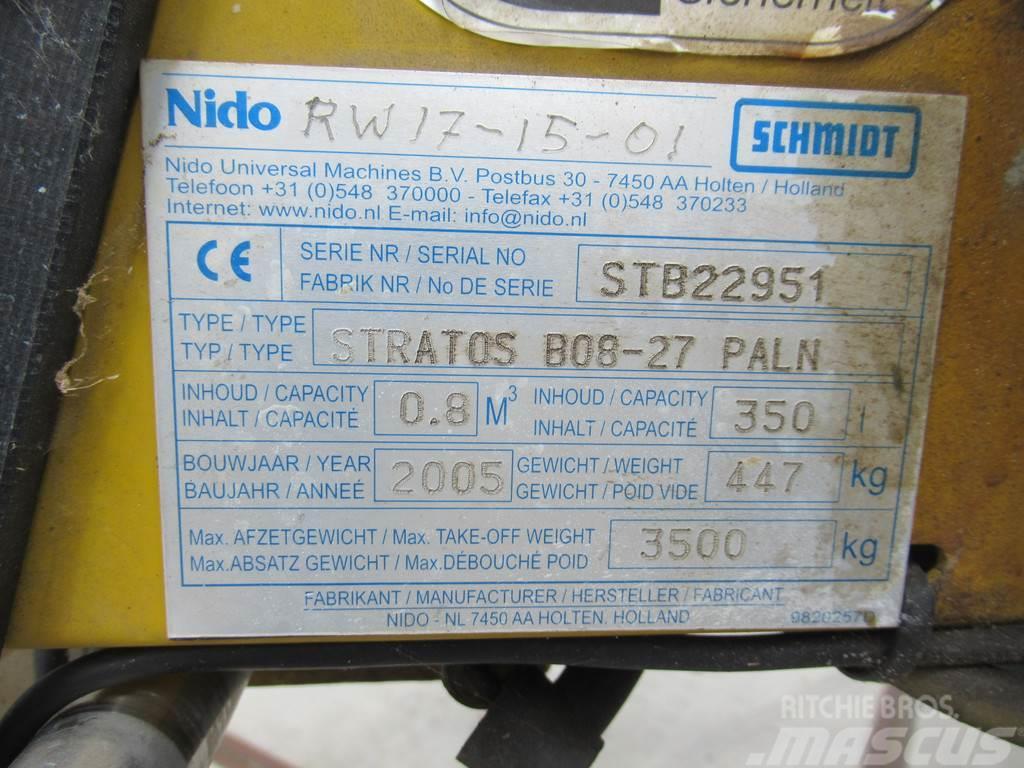 Nido - Schmidt STRATOS B08-27 PALN 0,8m3 + 350 L Zoutst Smilšu un sāls kaisītāji